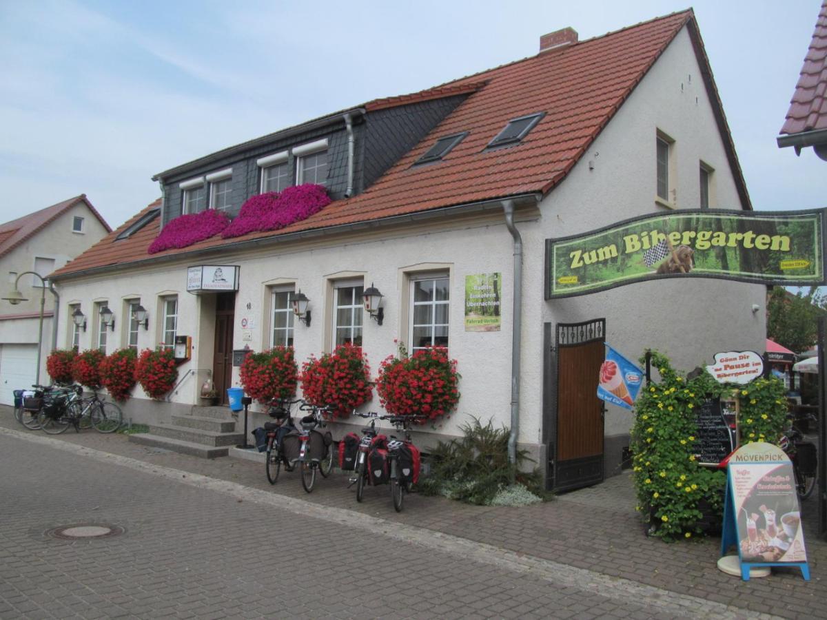 Gasthaus und Pension Zum Biber Steckby Exterior foto